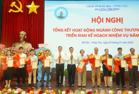 Bà Rịa - Vũng Tàu: Hội nghị tổng kết ngành Công Thương năm 2024 và triển khai kế hoạch năm 2025