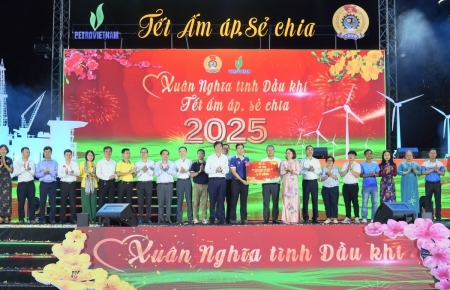 Ấm áp, sẻ chia “Xuân nghĩa tình Dầu khí" 2025 khu vực phía Nam