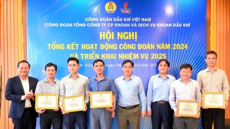 Công đoàn PV Drilling tổng kết hoạt động năm 2024 và triển khai nhiệm vụ năm 2025