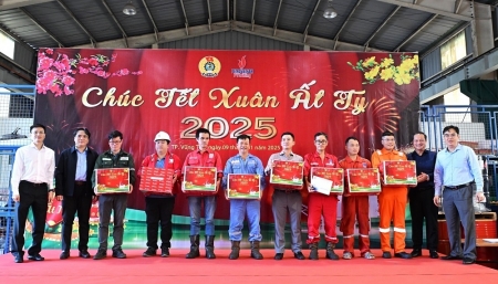 PV Drilling chúc Tết công đoàn viên - người lao động trước thềm xuân Ất Tỵ 2025