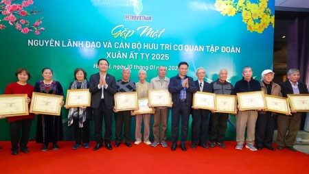 [VIDEO] Petrovietnam gặp mặt, tri ân cán bộ hưu trí nhân dịp Xuân Ất Tỵ 2025