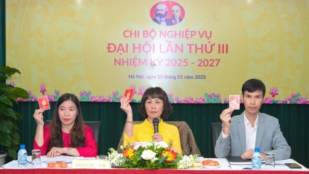 Chi bộ Nghiệp vụ VPI tổ chức thành công Đại hội lần thứ III, nhiệm kỳ 2025-2027