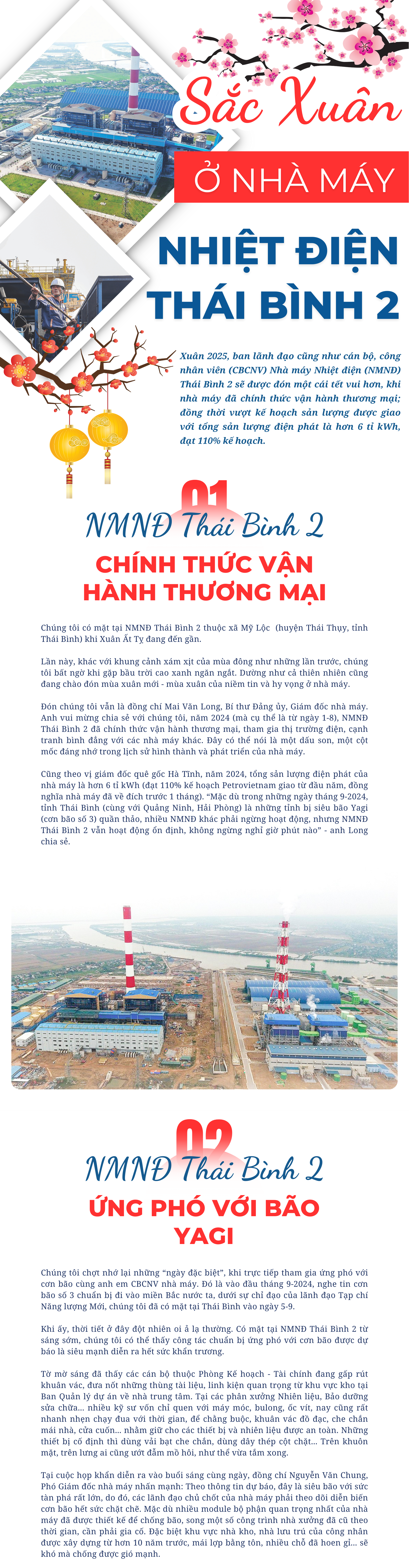[P-Magazine] Sắc xuân ở Nhà máy Nhiệt điện Thái Bình 2