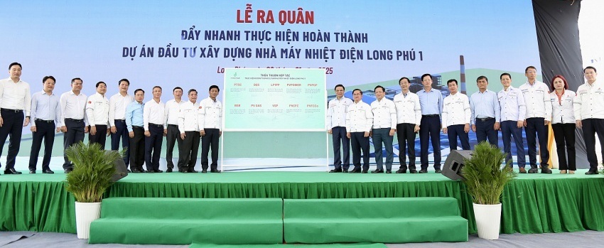 Tạo khí thế cho năm mới 2025, ngay từ đầu năm, Petrovietnam đã ra quân đẩy nhanh thực hiện hoàn thành dự án NMNĐ Long Phú 1 Tạo khí thế cho năm mới 2025, ngay từ đầu năm, Petrovietnam đã ra quân đẩy nhanh thực hiện hoàn thành dự án NMNĐ Long Phú 1