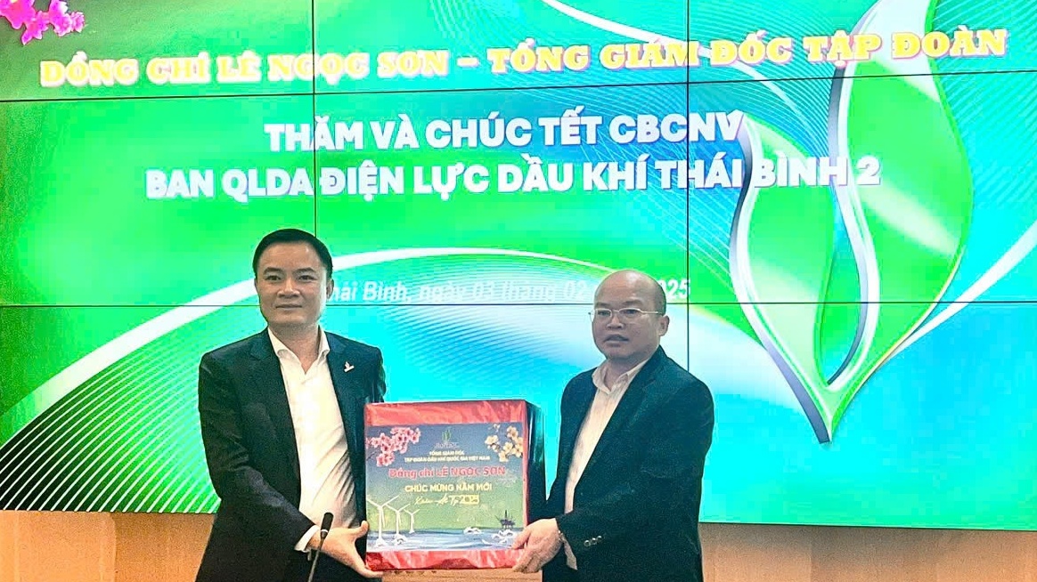 Tổng Giám đốc Petrovietnam Lê Ngọc Sơn: Tận dụng kinh nghiệm và năng lực của Ban QLDA NĐDK Thái Bình 2