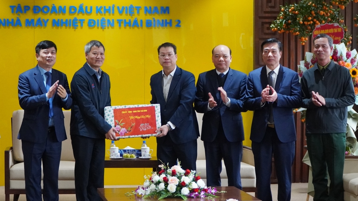 Chủ tịch UBND tỉnh Thái Bình làm việc tại NMNĐ Thái Bình 2