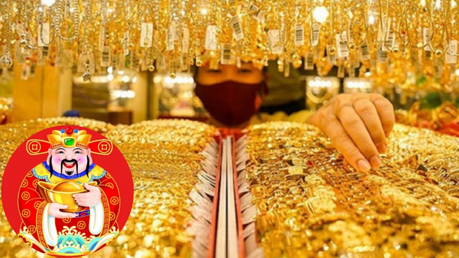 Giá vàng bất ngờ giảm mạnh ngày vía Thần Tài