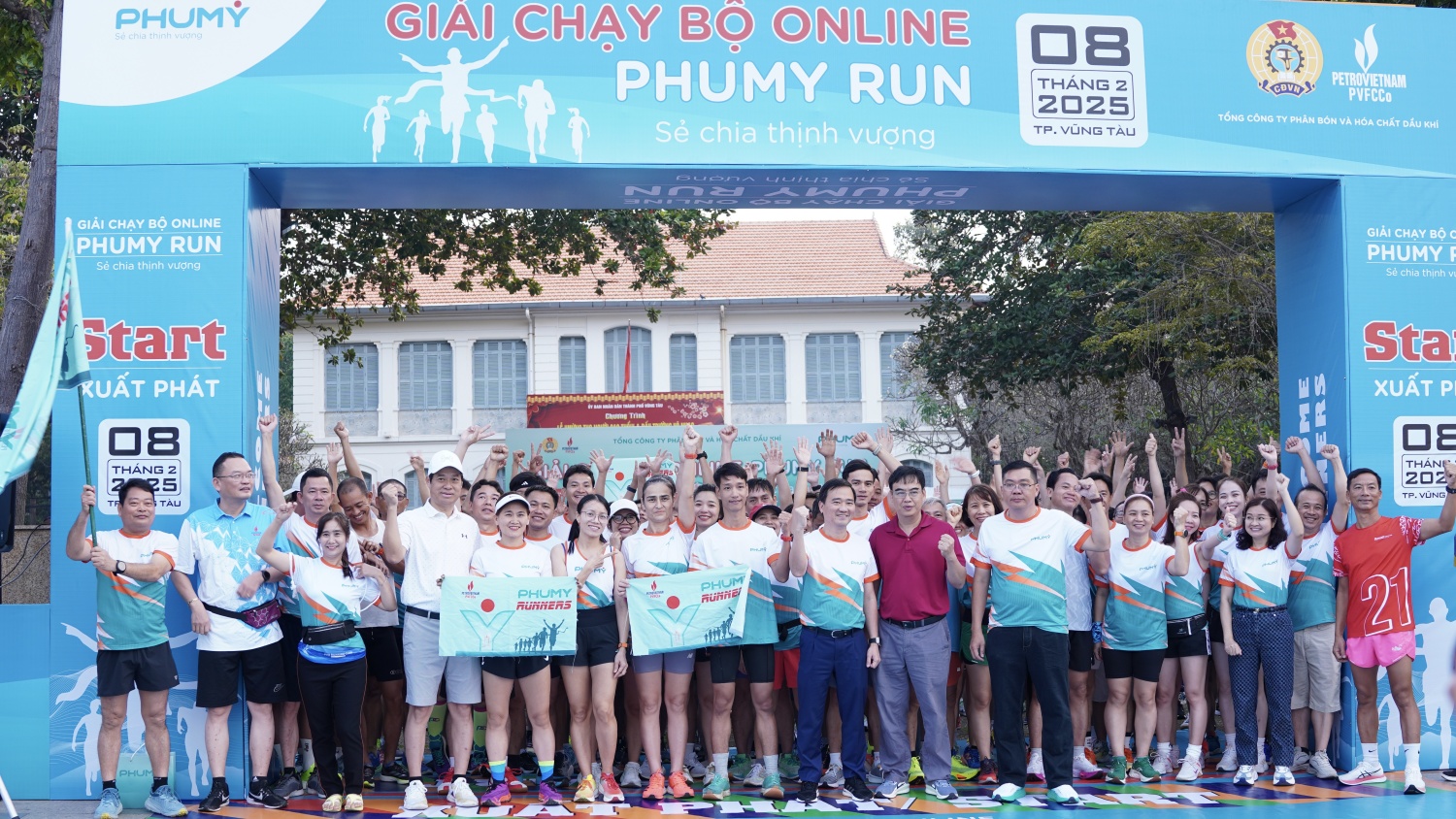 Khai mạc giải chạy bộ online "Phú Mỹ - Sẻ chia thịnh vượng"