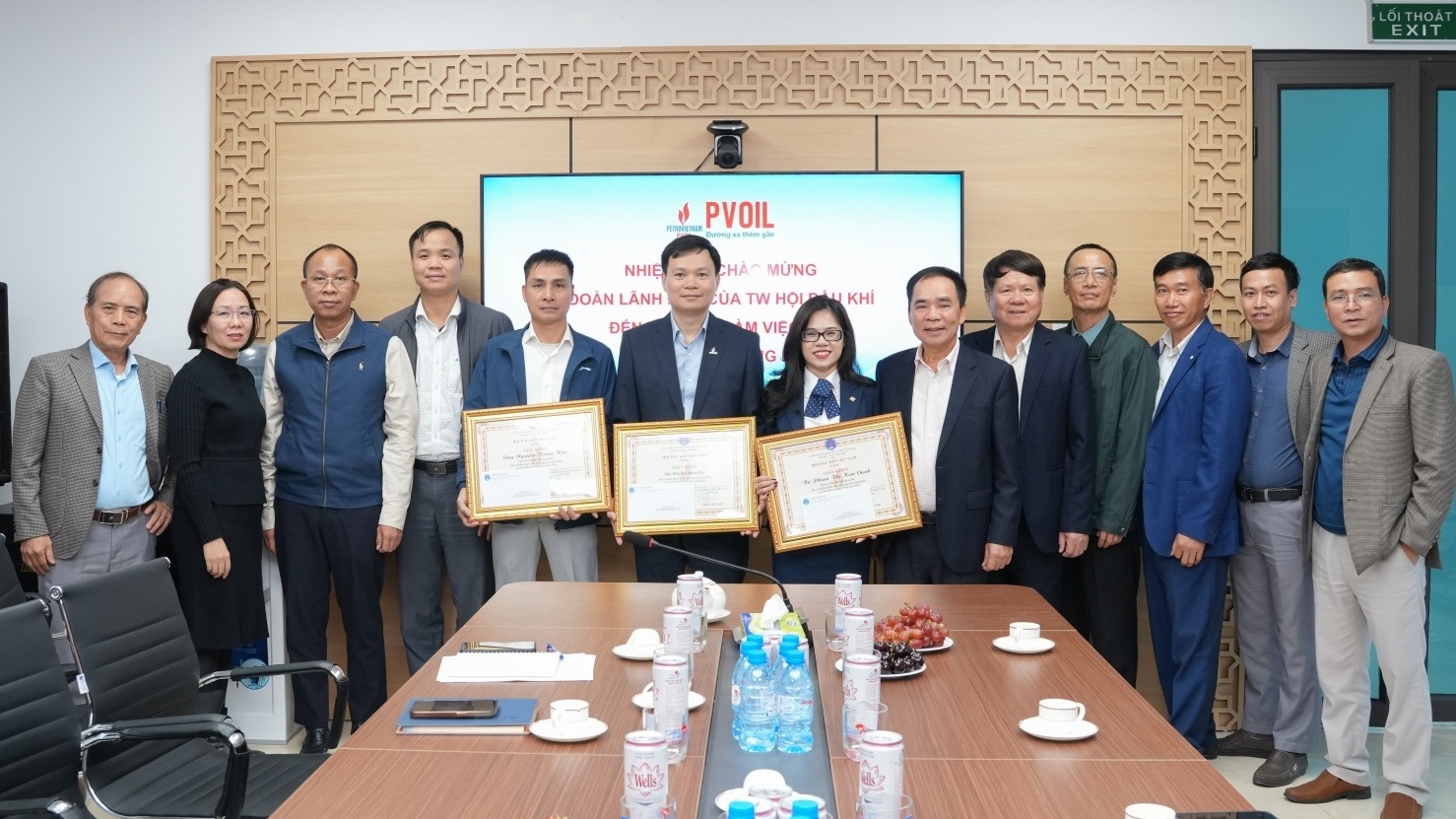 Trung ương Hội Dầu khí Việt Nam làm việc với Hội Dầu khí Đông Bắc
