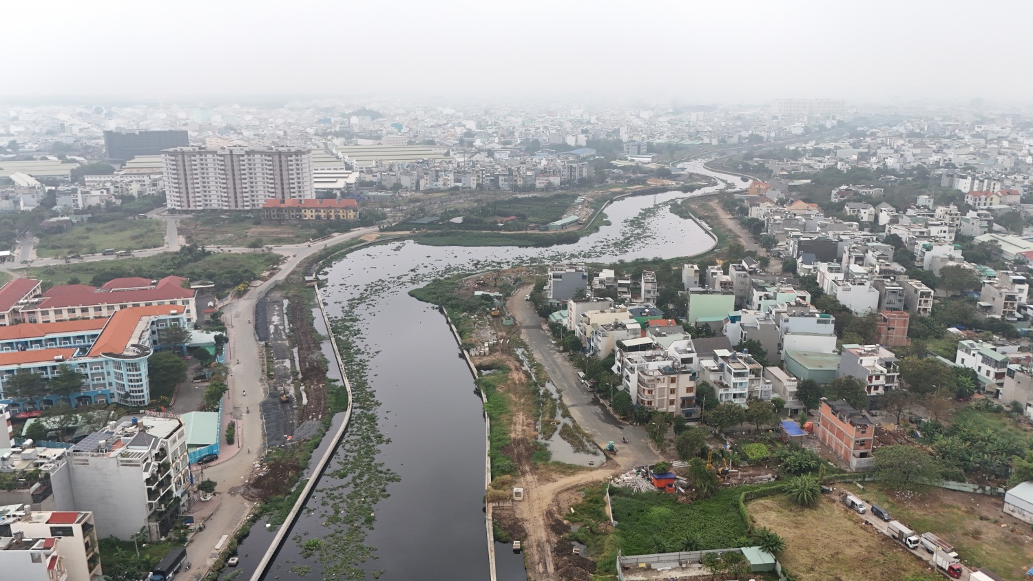 Hình hài dòng kênh dài nhất TP HCM sau hai năm cải tạo