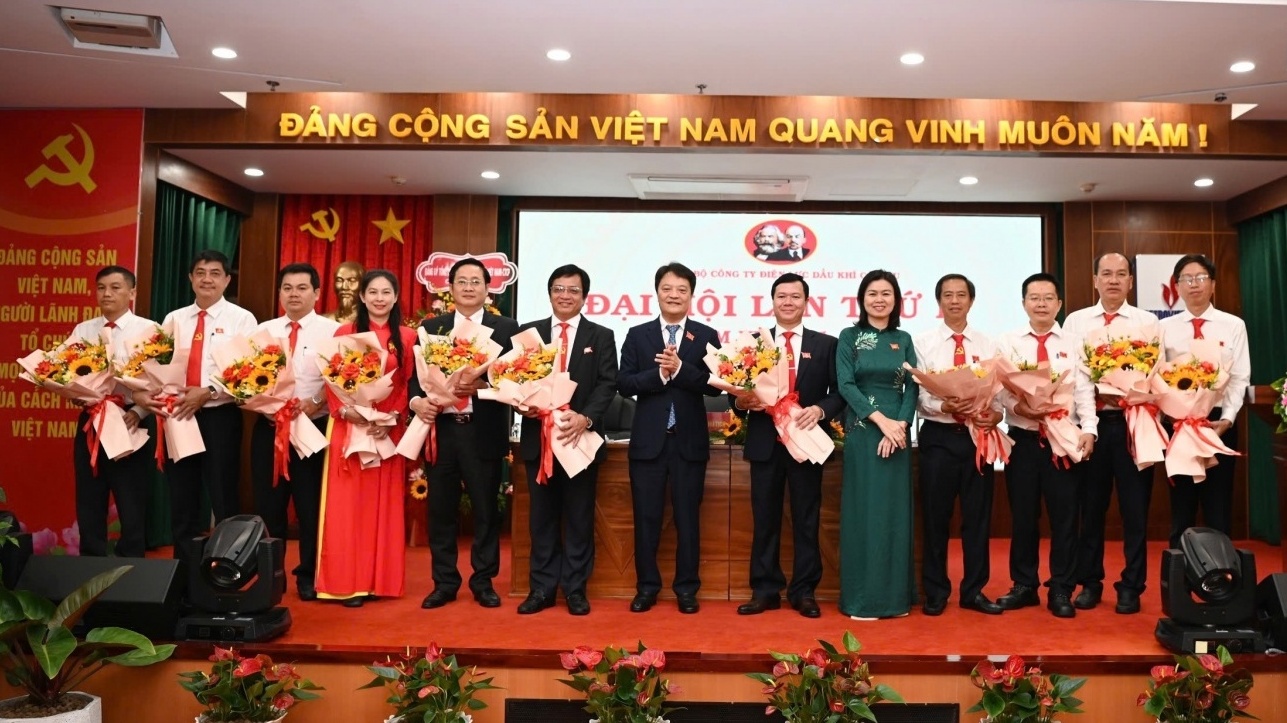 Đại hội Đảng bộ Công ty Điện lực Dầu khí Cà Mau nhiệm kỳ 2025 - 2030 thành công tốt đẹp