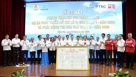 [VIDEO] Phát động phong trào thi đua hoàn thành Dự án Phát triển Mỏ khí Lô B, giai đoạn 2 năm 2025