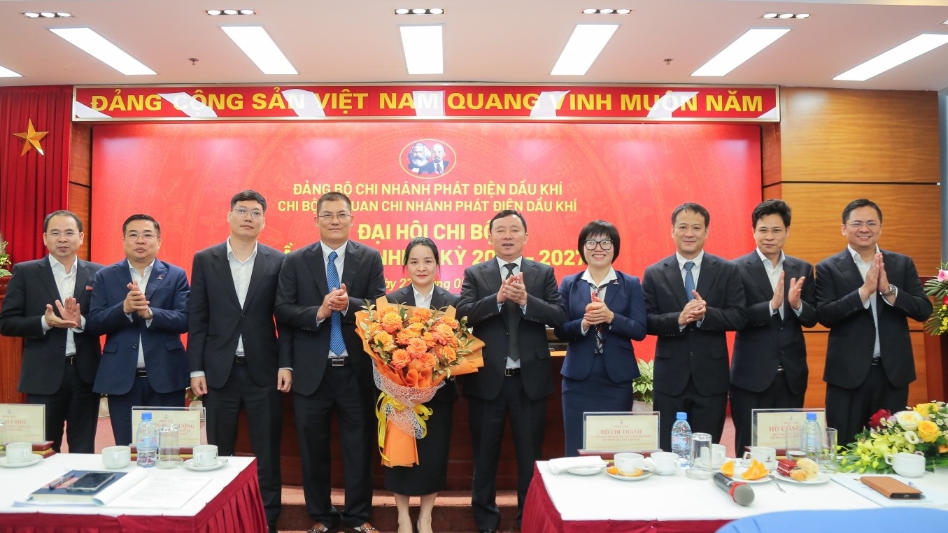 Đại hội Chi bộ Cơ quan Chi nhánh Phát điện Dầu khí lần thứ I nhiệm kỳ 2025 - 2027 thành công tốt đẹp