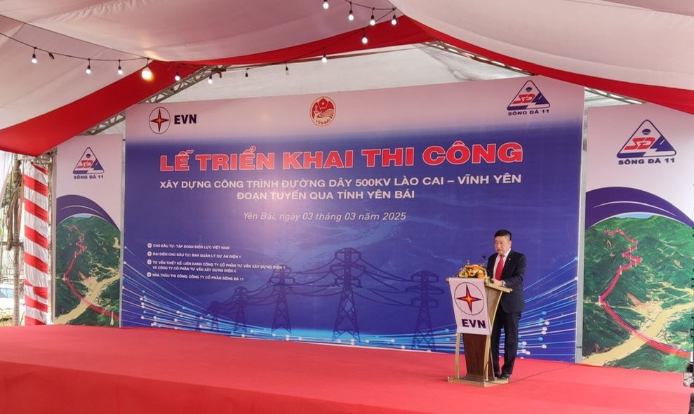 EVN: Quyết tâm hoàn thành Dự án đường dây 500kV Lào Cai – Vĩnh Yên trước ngày 2/9/2025