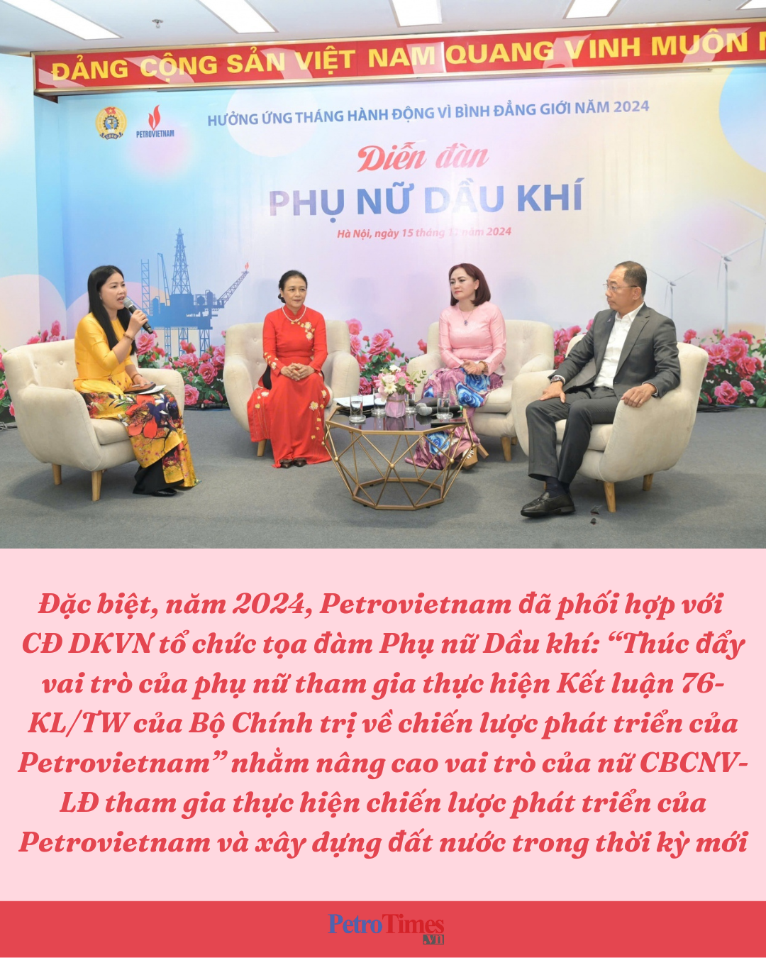 [E-magazine] Phụ nữ Dầu khí: Bản lĩnh tỏa sáng, trí tuệ vươn xa