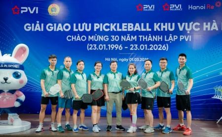 Giải giao lưu Pickleball Hà Nội 2025 - Sự kiện thể thao chào mừng 30 năm thành lập PVI