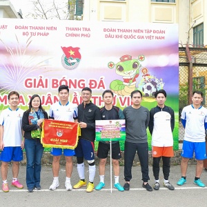 Đoàn Thanh niên Petrovietnam tranh tài tại Giải bóng đá “Mùa xuân năm 2025”