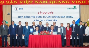 EVN và Vietcombank ký kết hợp đồng tín dụng Dự án đường dây 500 kV Lào Cai - Vĩnh Yên