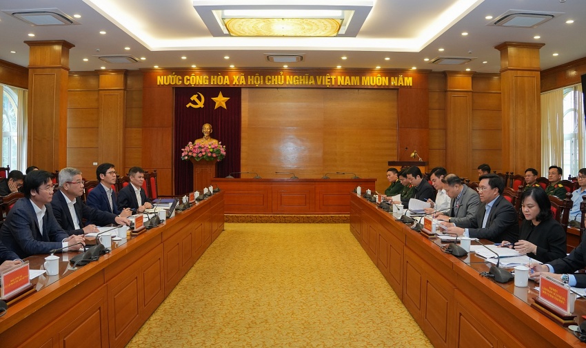 Toàn cảnh buổi làm việc 
