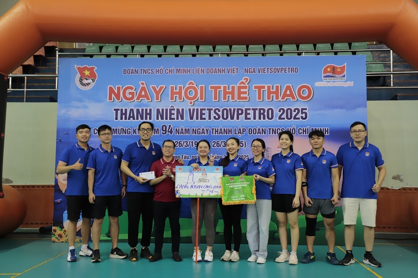 Sôi nổi Hội thao thể thao thanh niên Vietsovpetro năm 2025 Sôi nổi