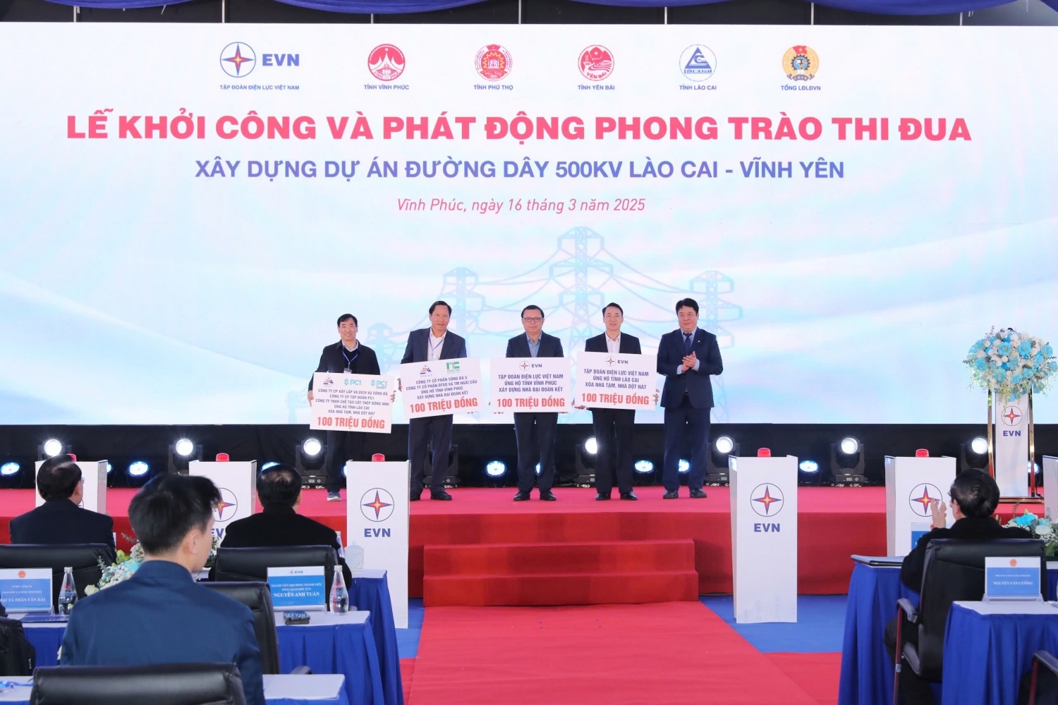 Thủ tướng lệnh hoàn thành Dự án đường dây 500kV Lào Cai – Vĩnh Yên trong 6 tháng