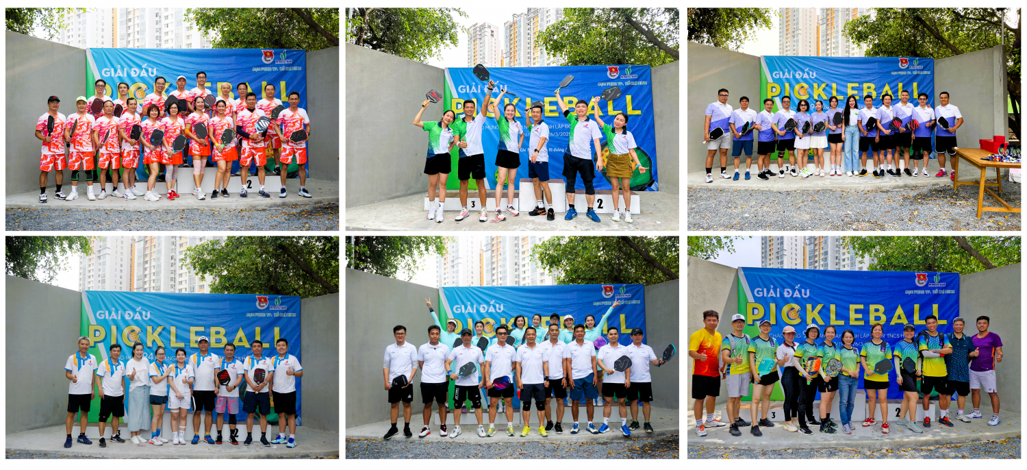 Pickleball 2025: Giải đấu bùng nổ của Đoàn Thanh niên Cụm phối hợp hoạt động TP HCM
