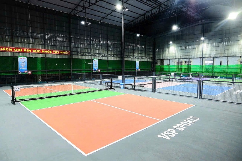 Trung tâm Văn hóa Thể thao Vietsovpetro đưa vào hoạt động 6 sân Pickleball tiêu chuẩn