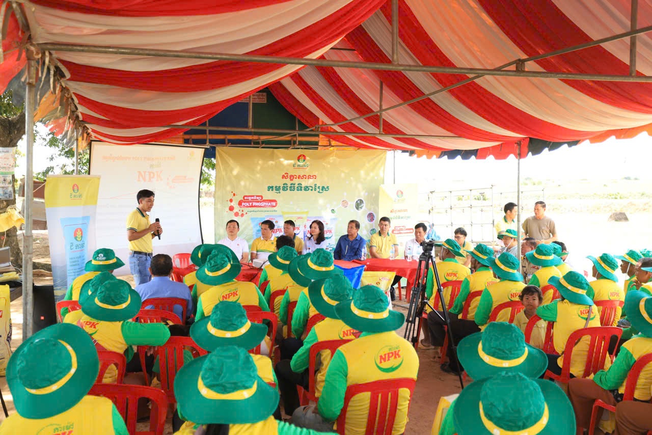 Phân bón Cà Mau tăng cường “độ phủ sóng” bộ sản phẩm NPK Cà Mau Poly Phosphate tại Campuchia