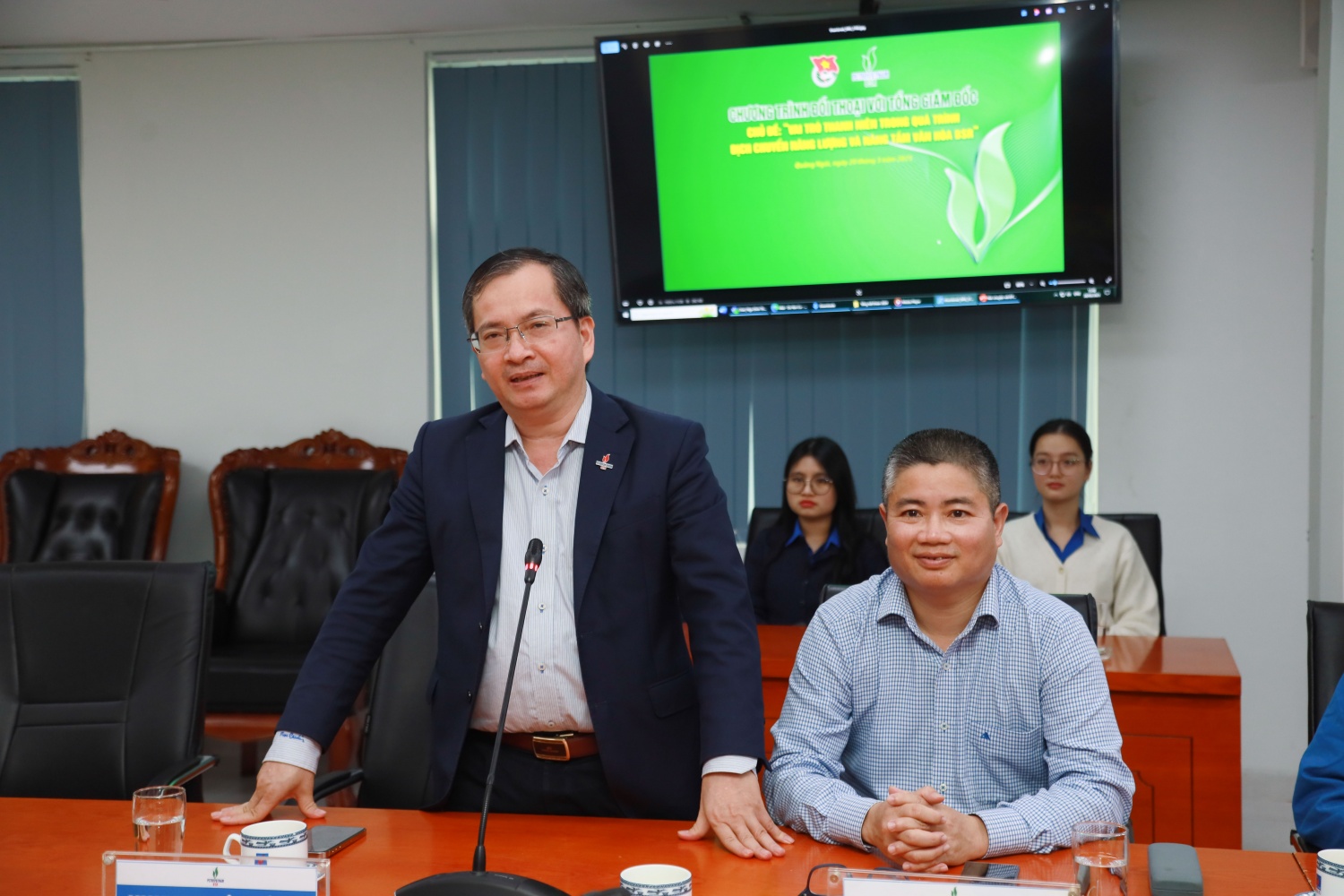 Đồng chí Khương Lê Thành - Phó Bí thư thường trực Đảng uỷ, Thành viên HĐQT BSR phát biểu tại chương trình.