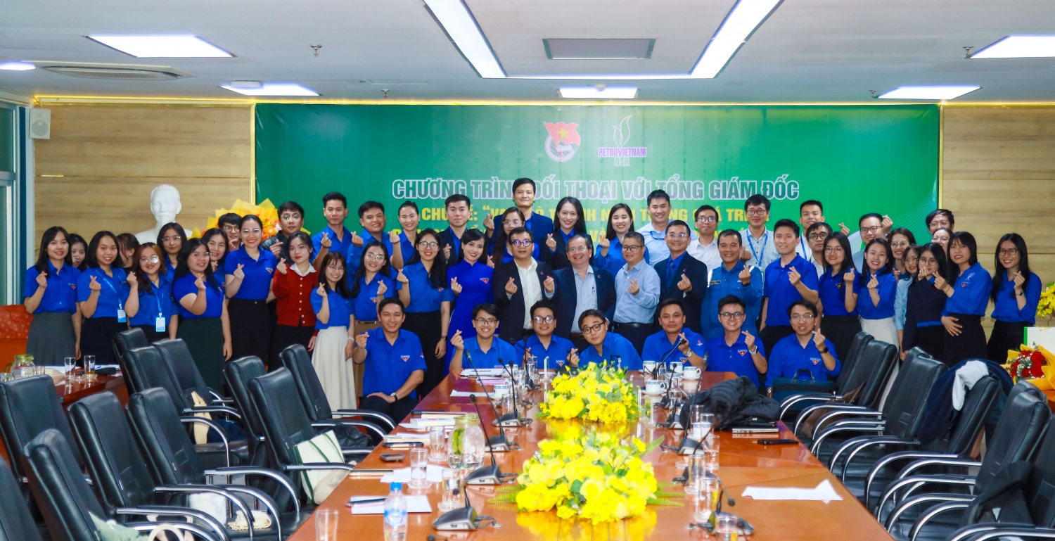 Chương trình đối thoại với Tổng Giám đốc BSR được tổ chức theo hình thức mới mẽ, trẻ trung đã thu hút đông đảo các bạn đoàn viên thanh niên hào hứng tham gia.