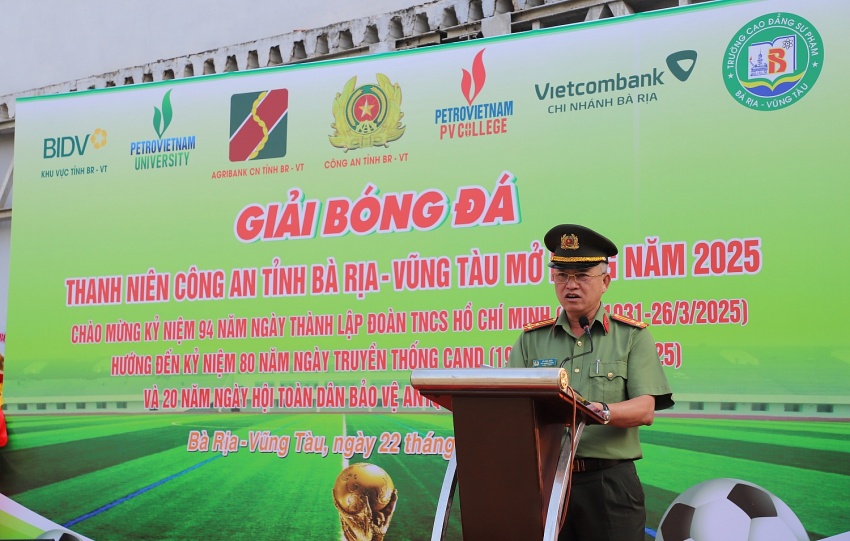 PVU tham gia Giải bóng đá Thanh niên Công an tỉnh Bà Rịa - Vũng Tàu mở rộng năm 2025