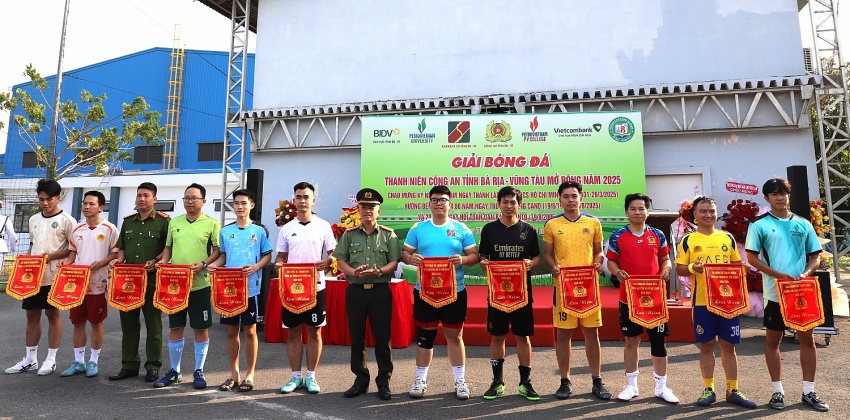 PVU tham gia Giải bóng đá Thanh niên Công an tỉnh Bà Rịa - Vũng Tàu mở rộng năm 2025