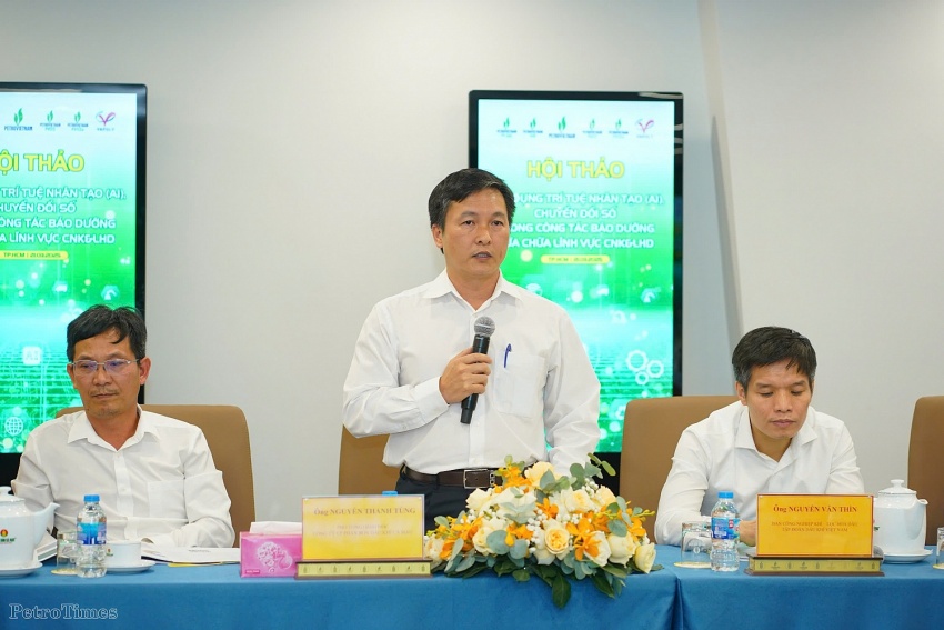 Ứng dụng AI trong bảo dưỡng sửa chữa: Xu hướng tất yếu của Công nghiệp Khí và Lọc hóa dầu