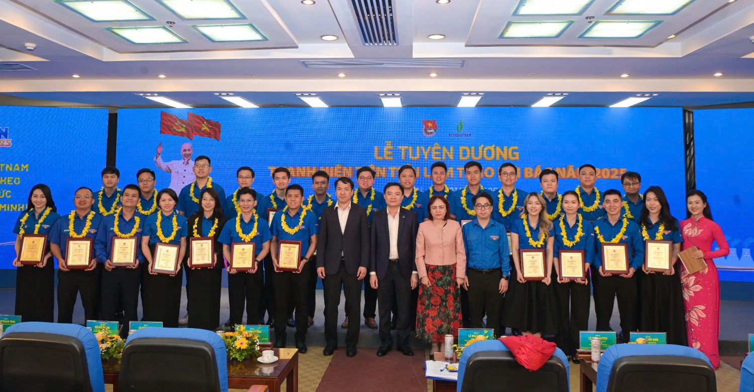 Petrovietnam tuyên dương Thanh niên tiên tiến làm theo lời Bác năm 2025