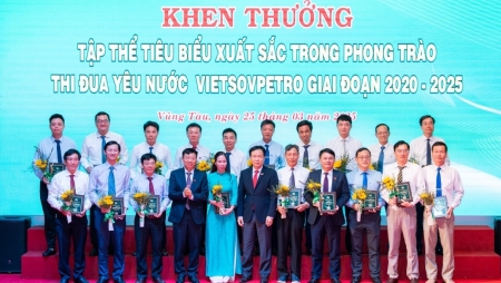 Vietsovpetro tuyên dương gương điển hình tiên tiến giai đoạn 2020-2025
