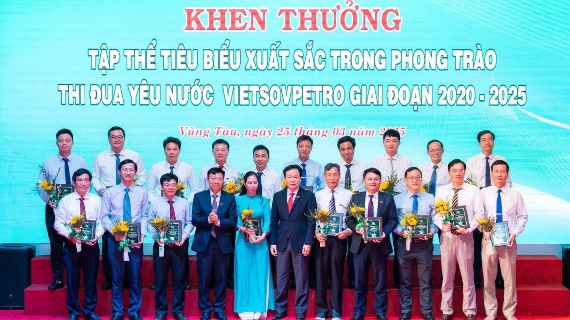 Vietsovpetro tuyên dương gương điển hình tiên tiến giai đoạn 2020-2025