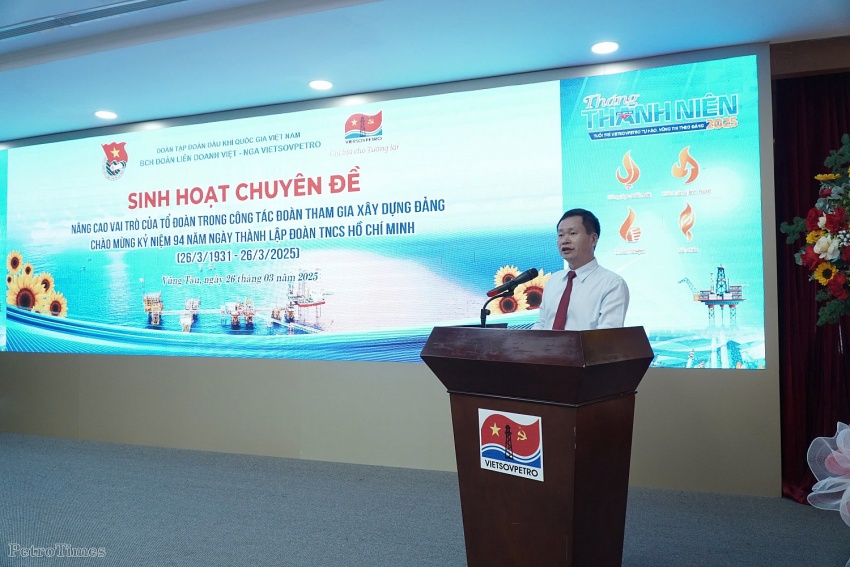 Đoàn Thanh niên Vietsovpetro: Nâng cao vai trò của tổ chức Đoàn trong công tác xây dựng Đảng