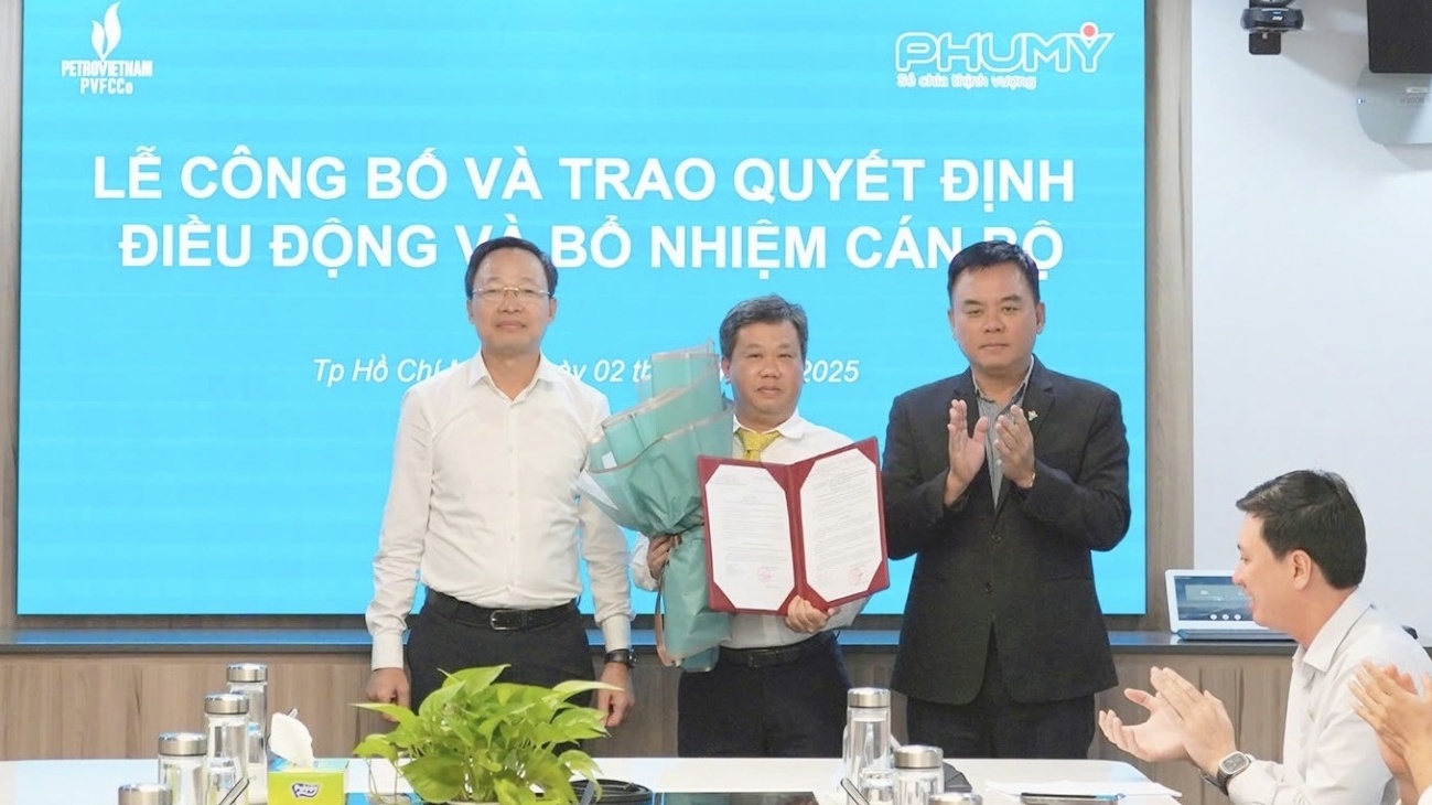 PVFCCo - Phú Mỹ công bố quyết định bổ nhiệm Giám đốc Ban Quản lý dự án