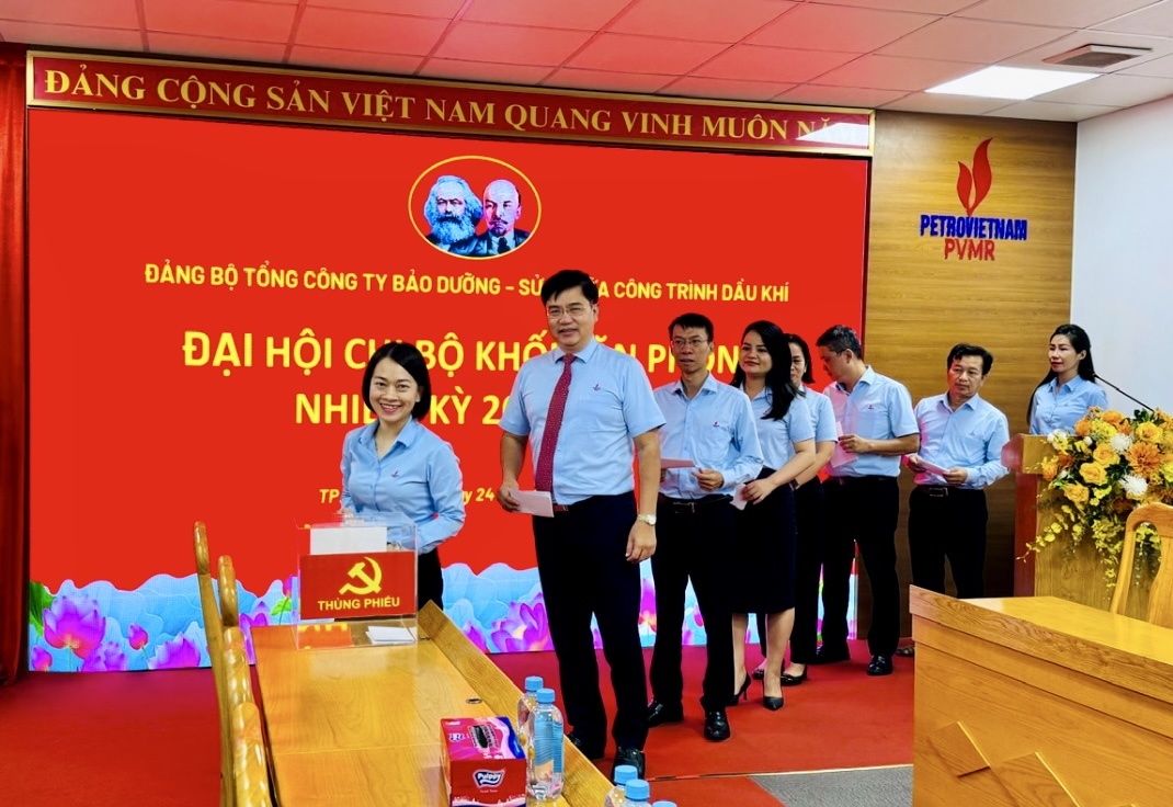 Đảng ủy PVMR chỉ đạo tổ chức thành công Đại hội các Chi bộ trực thuộc Đảng ủy PVMR chỉ đạo tổ chức thành công Đại hội các Chi bộ trực thuộc