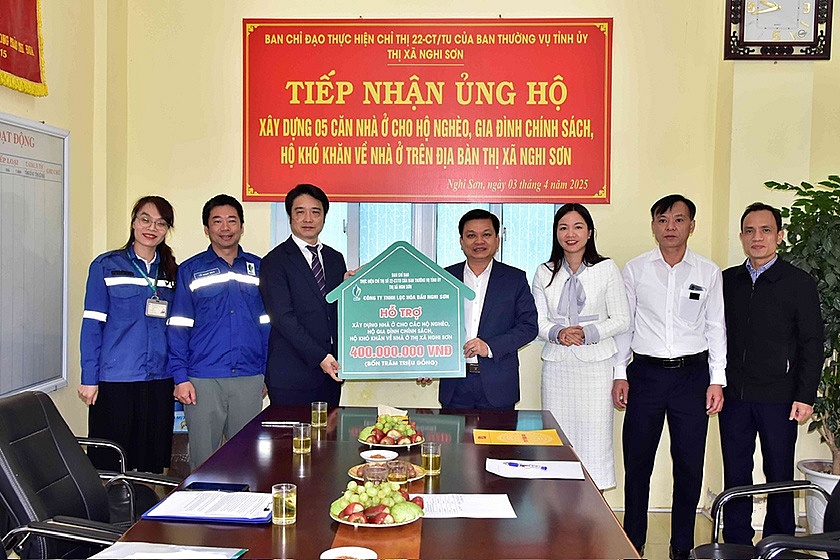 NSRP chung tay xây dựng mái ấm cho hộ nghèo tại thị xã Nghi Sơn