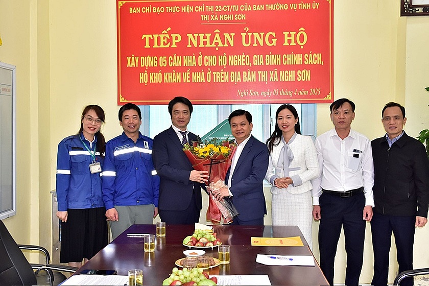 NSRP chung tay xây dựng mái ấm cho hộ nghèo tại thị xã Nghi Sơn
