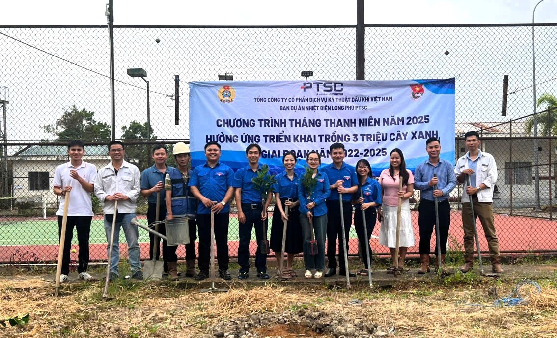 Tuổi trẻ PTSC Long Phú lan tỏa tinh thần sống xanh