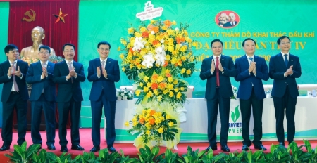 Đại hội Đảng bộ Tổng Công ty Thăm dò Khai thác Dầu khí lần thứ IV, nhiệm kỳ 2025 - 2030 thành công tốt đẹp