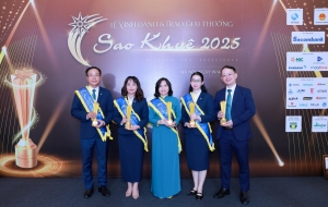 BIDV ghi dấu ấn tại Sao Khuê 2025 với 7 sản phẩm công nghệ được vinh danh