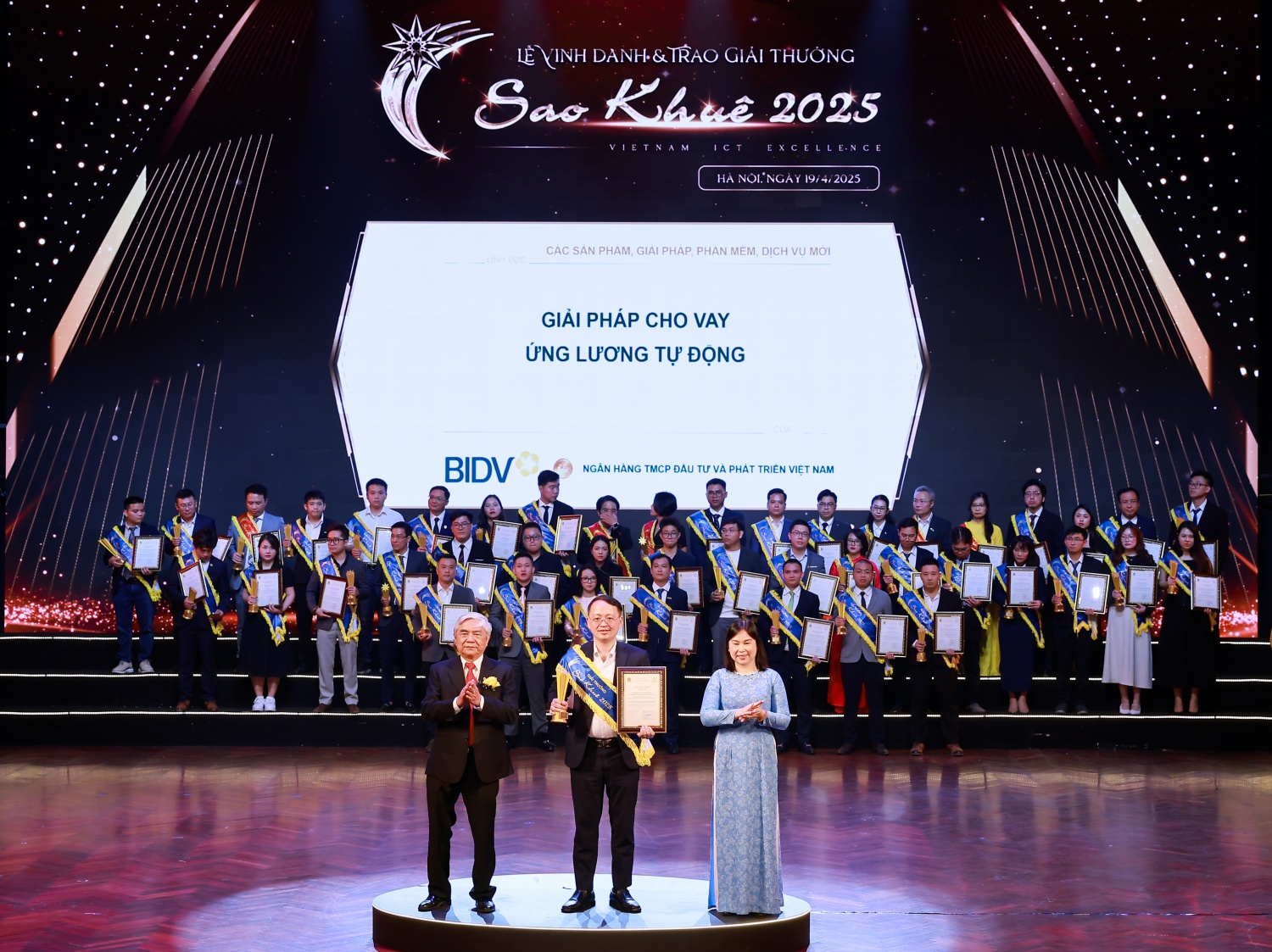 BIDV ghi dấu ấn tại Sao Khuê 2025 với 7 sản phẩm công nghệ được vinh danh