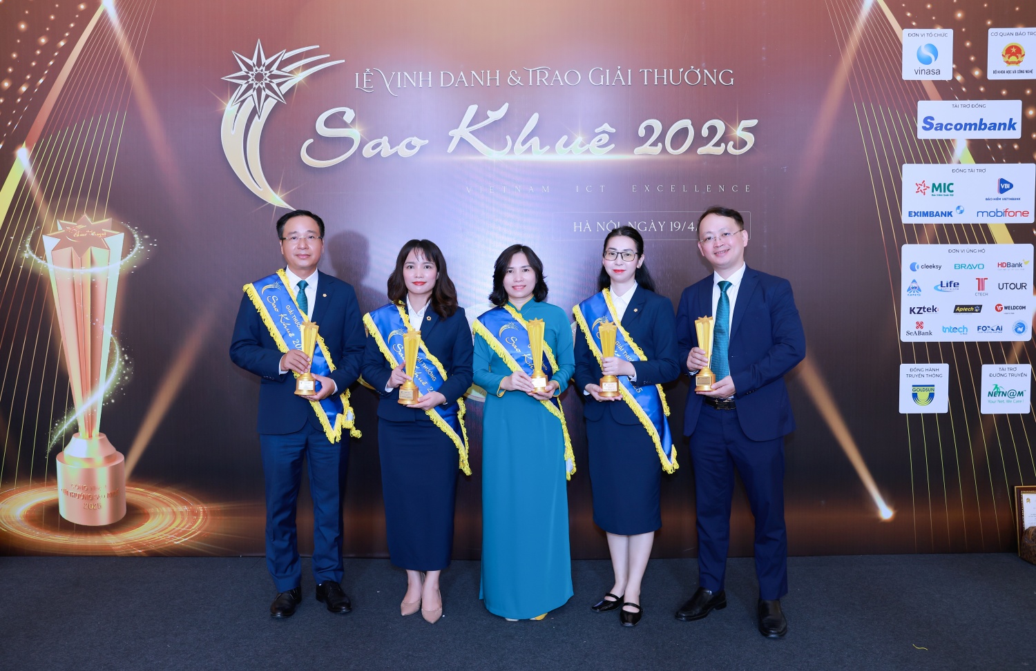 BIDV ghi dấu ấn tại Sao Khuê 2025 với 7 sản phẩm công nghệ được vinh danh