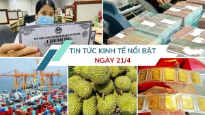 Tin tức kinh tế ngày 21/4: Giá vàng vọt tăng