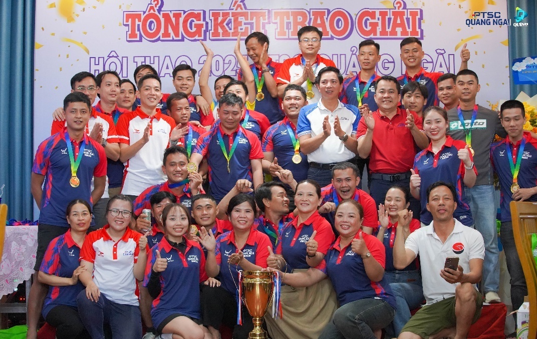 Hội thao PTSC Quảng Ngãi năm 2025 - sân chơi gắn kết người lao động