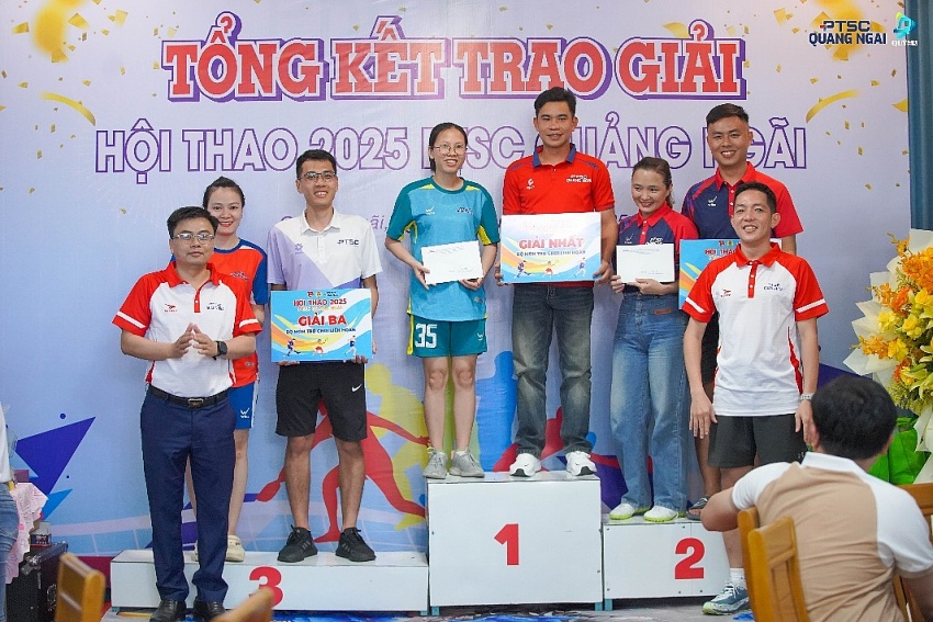 Hội thao PTSC Quảng Ngãi năm 2025 - sân chơi gắn kết người lao động
