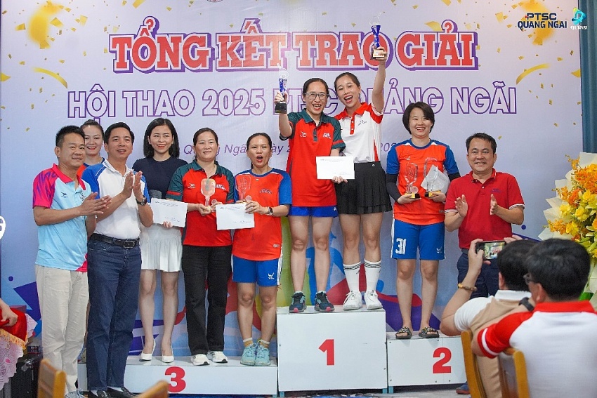 Hội thao PTSC Quảng Ngãi năm 2025 - sân chơi gắn kết người lao động
